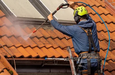 Démoussage et hydrofuge de toiture à Pradines